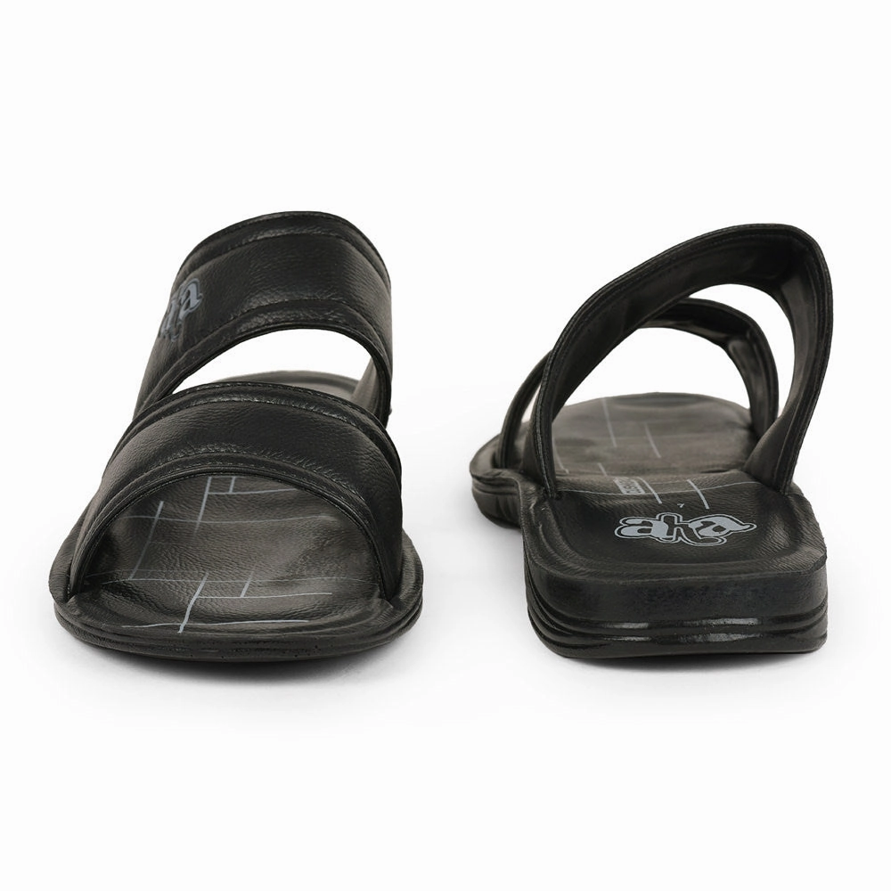 A-HA By Liberty GHD-50 Casual Black Slipper For Men