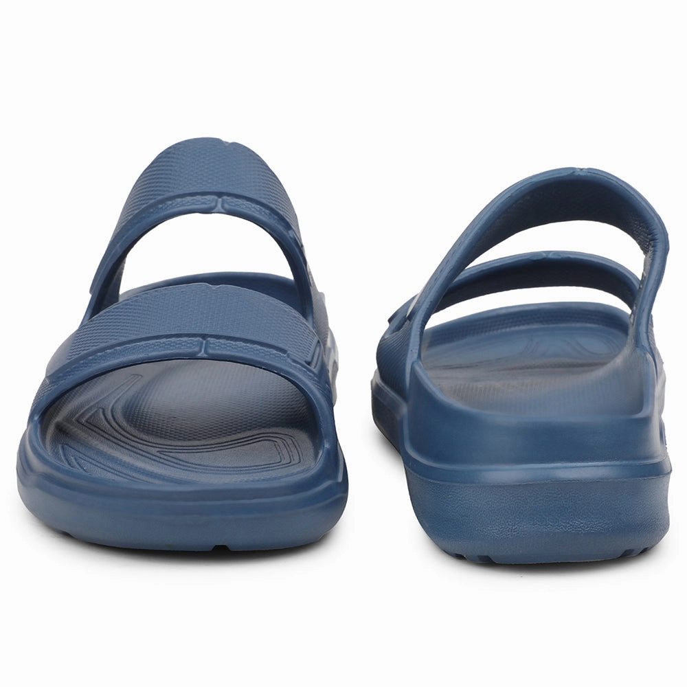 A-HA Navy Blue Casual Slides For Men FDL-2 By Liberty