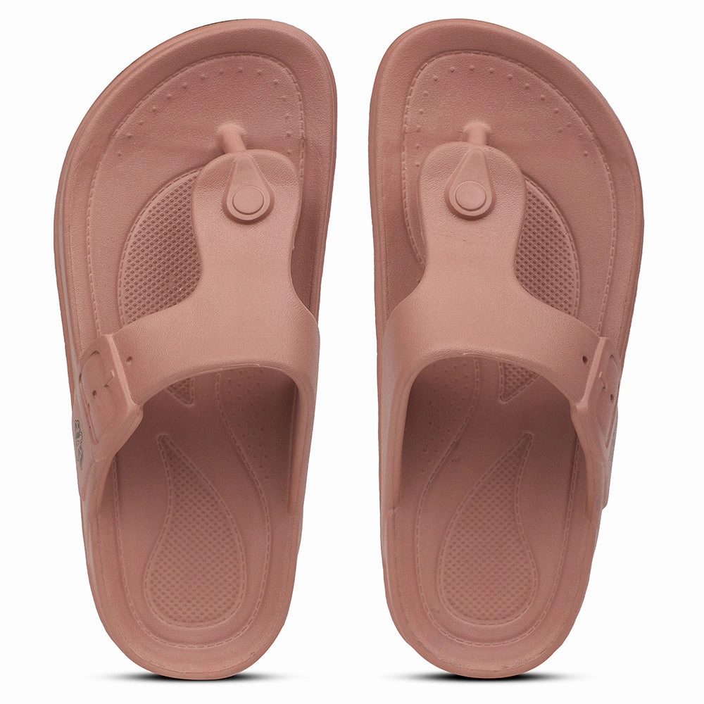 A-HA Peach Casual Slipper For Women TWINKS-1 By Liberty