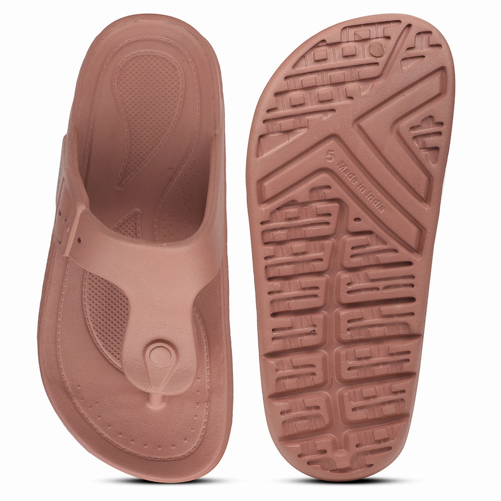 A-HA Peach Casual Slipper For Women TWINKS-1 By Liberty