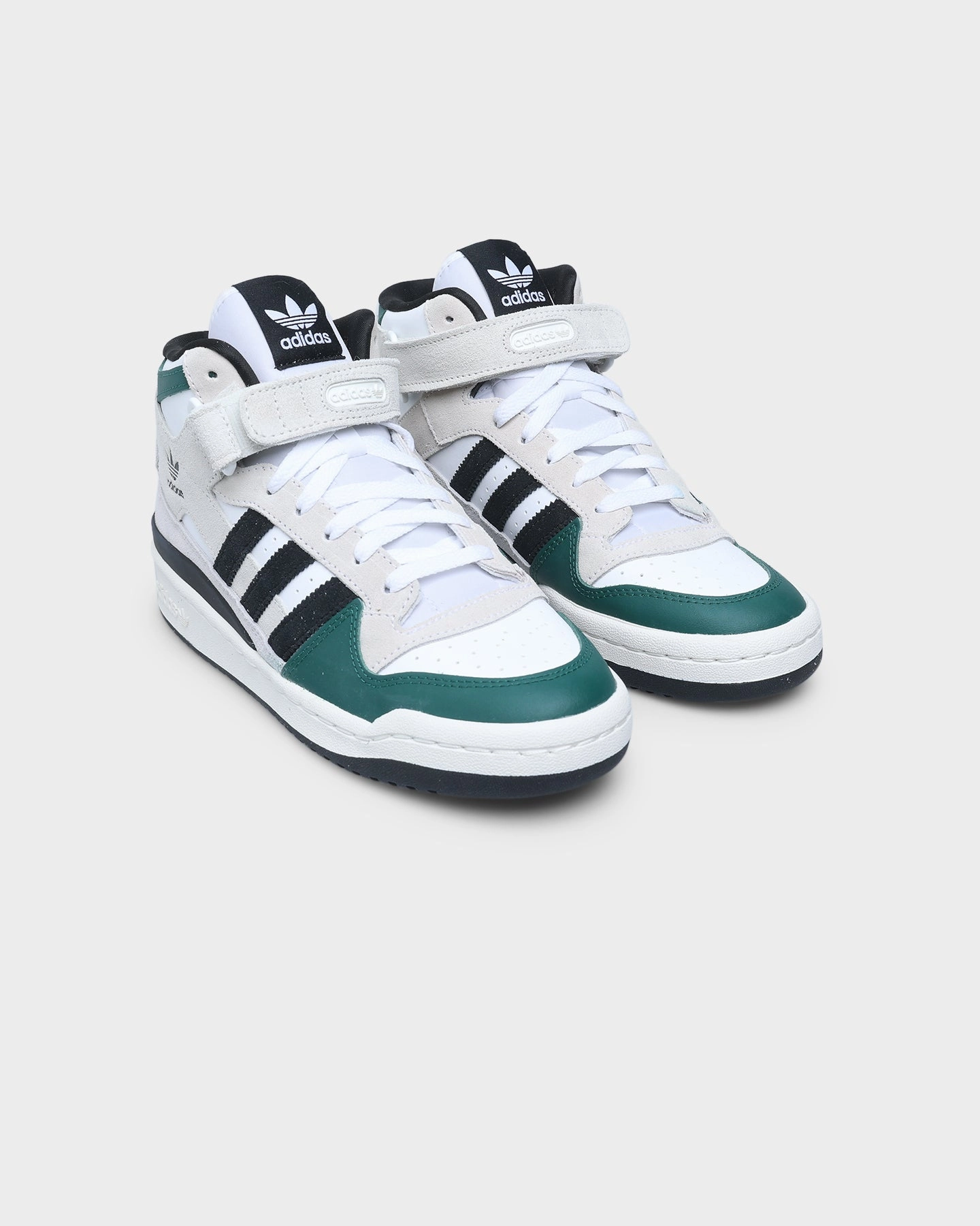 Adidas Women's Forum Mid Footwear White/Core Black/Collegiate Green