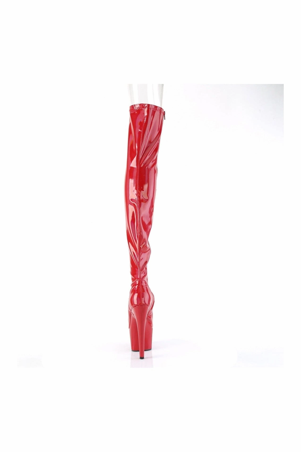 ADORE-3011HWR Red Hologram Thigh Boot