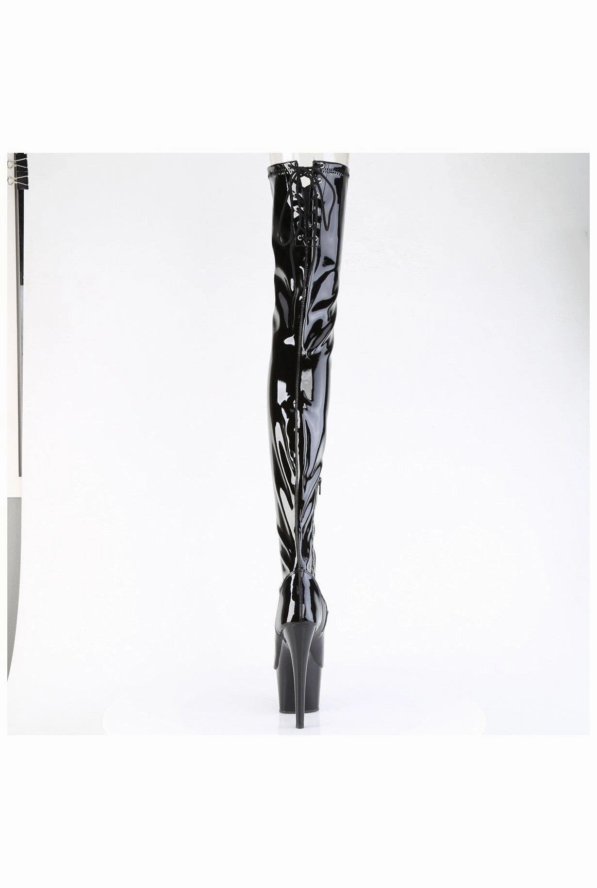 ADORE-4011 Black Patent Thigh Boot
