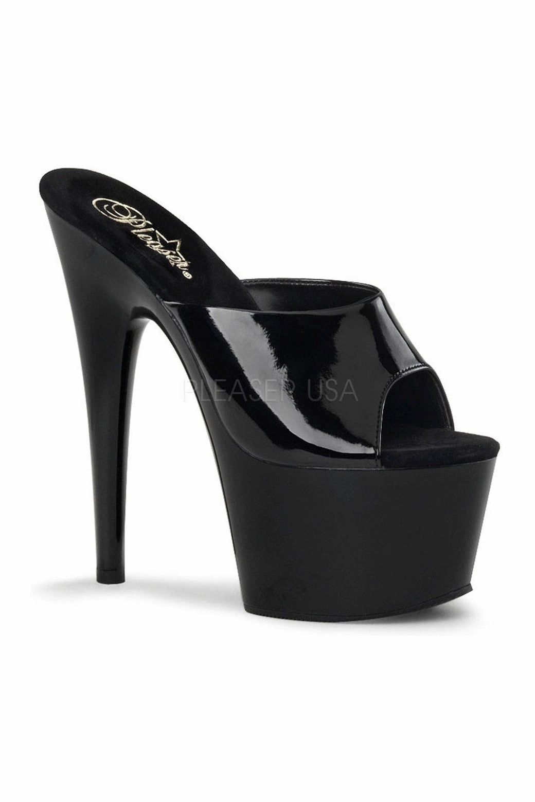 ADORE-701 Platform Slide  | Black Patent