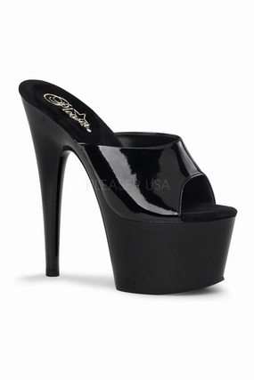 ADORE-701 Platform Slide  | Black Patent