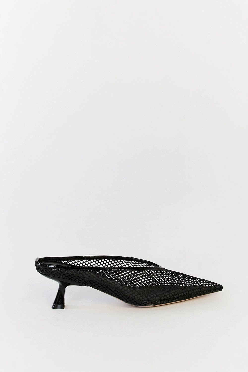 ALIAS MAE GOMEZ BLACK MESH HEEL