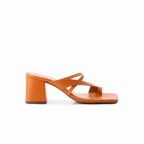 Barriada Orange Leather