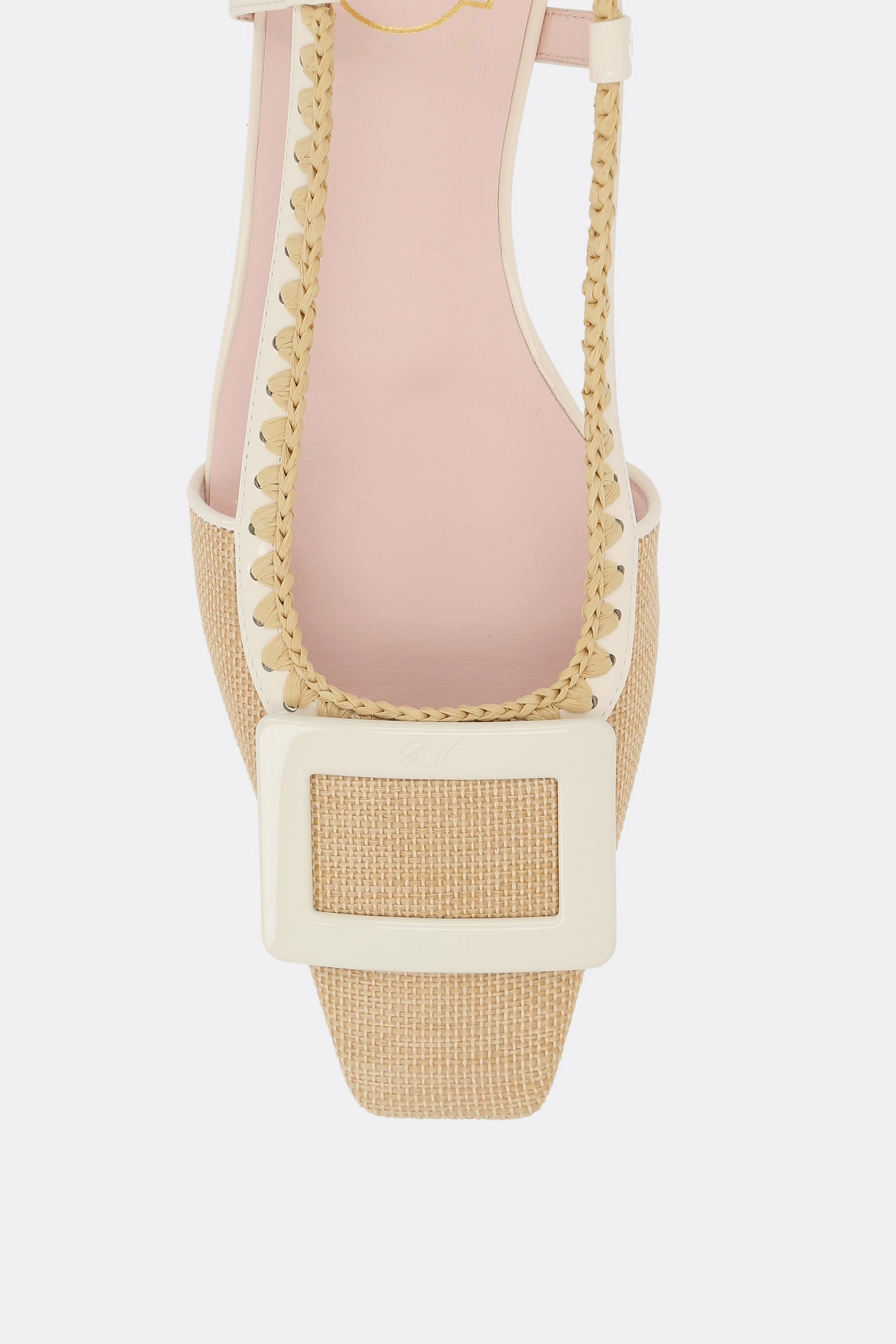 Belle Vivier slingbacks in canvas