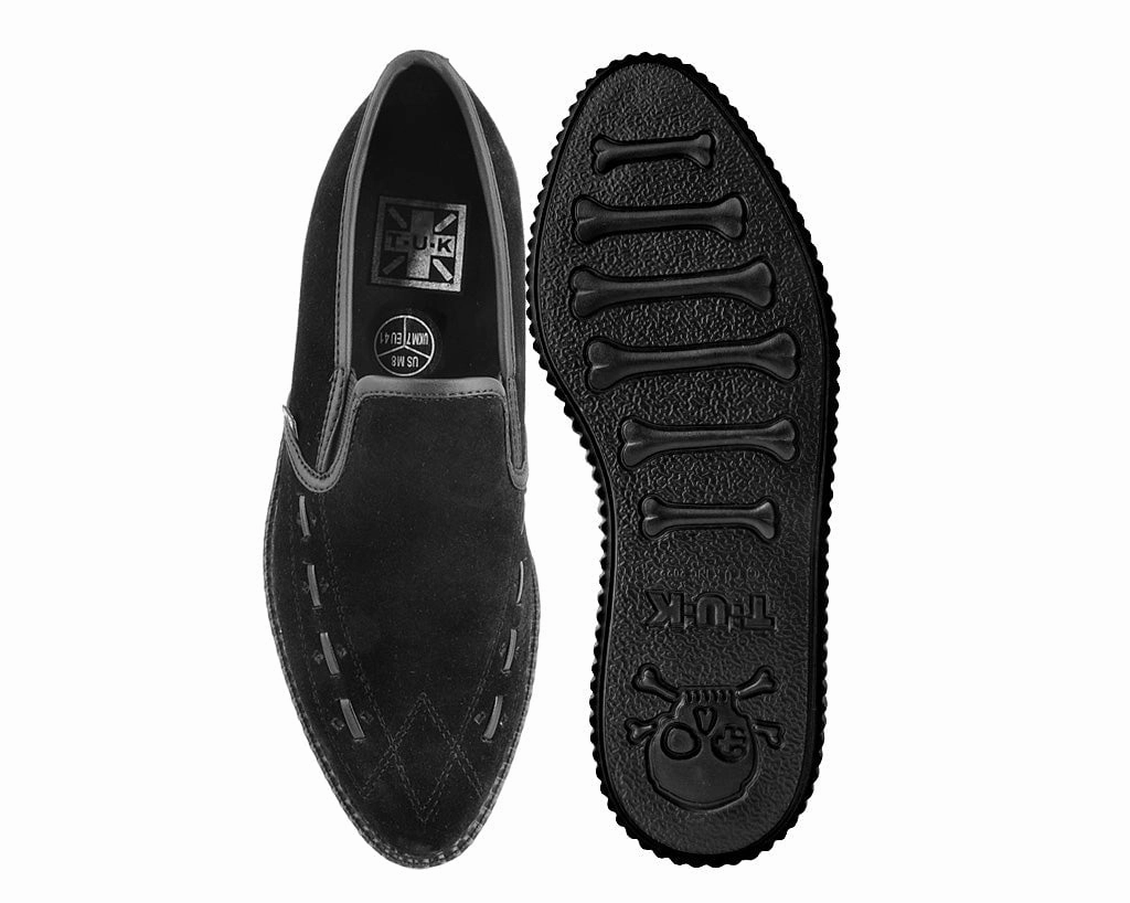 Black Slip-On Creeper
