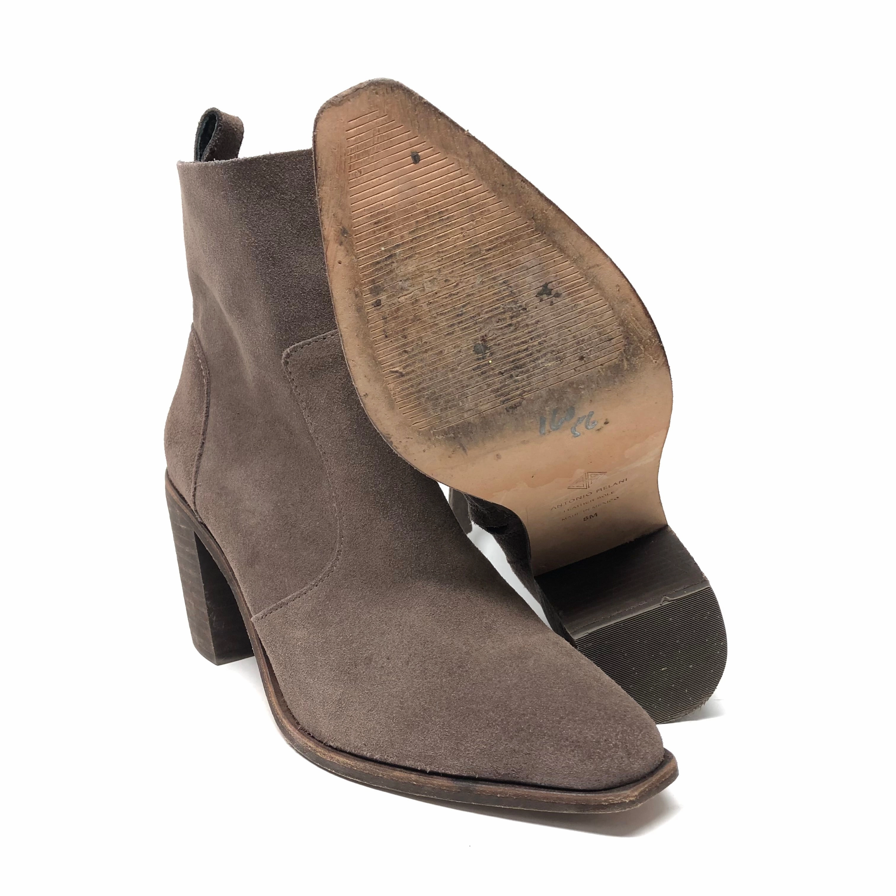 Boots Ankle Heels By Antonio Melani In Brown, Size: 8