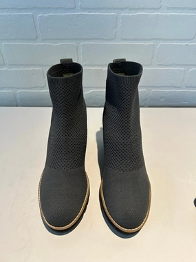 Boots Ankle Heels By Eileen Fisher In Grey, Size: 8