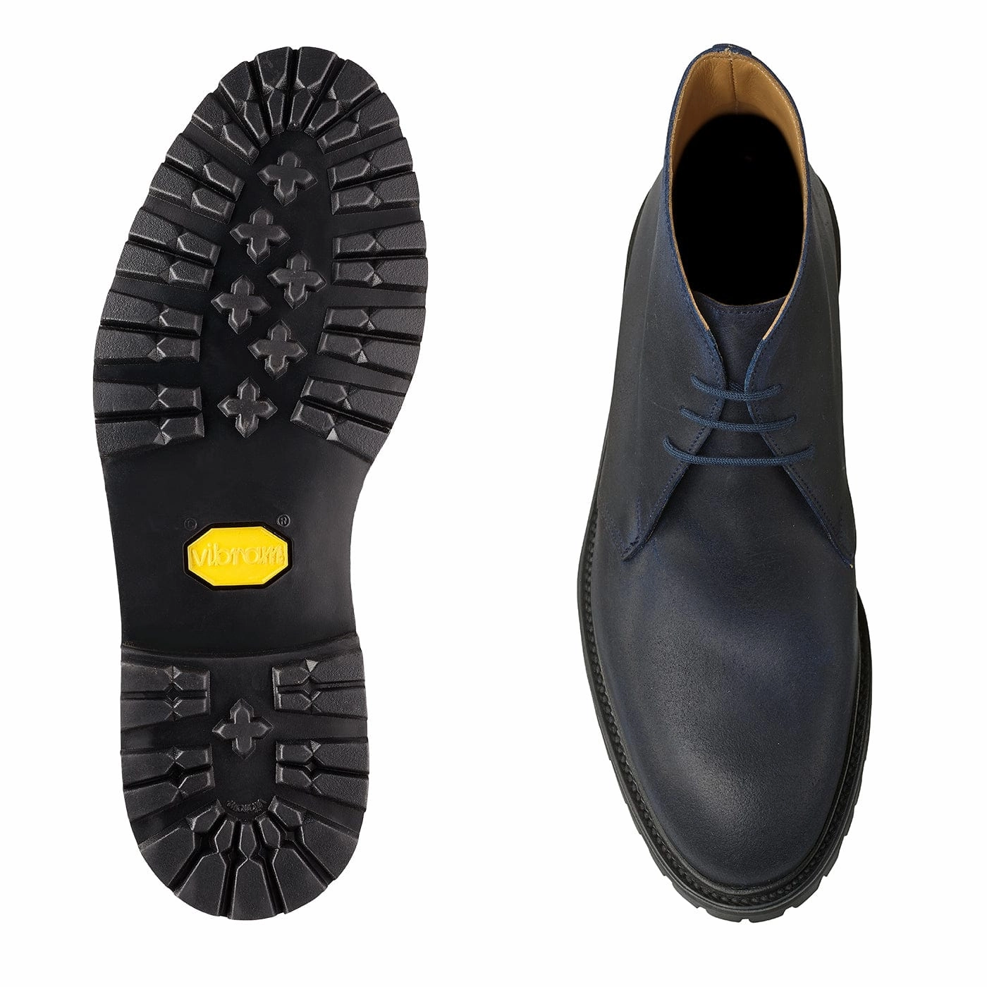 Chepstow 4 Navy Rough-Out Suede