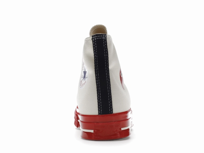 Converse x CdG Play Chuck 70 High Pristine Red