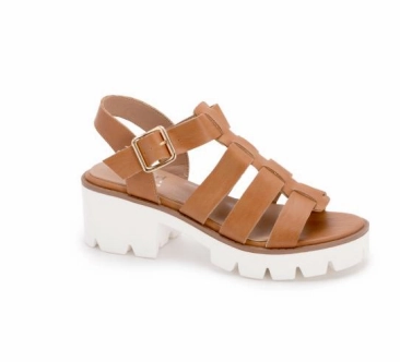 CORKYS Fisher Sandal -  Cognac - Final Sale