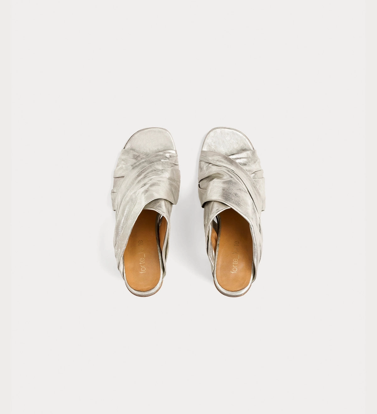 Crossover Sandals - Silver