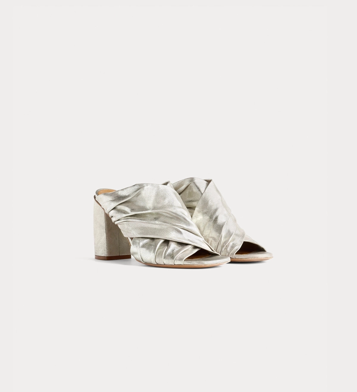Crossover Sandals - Silver