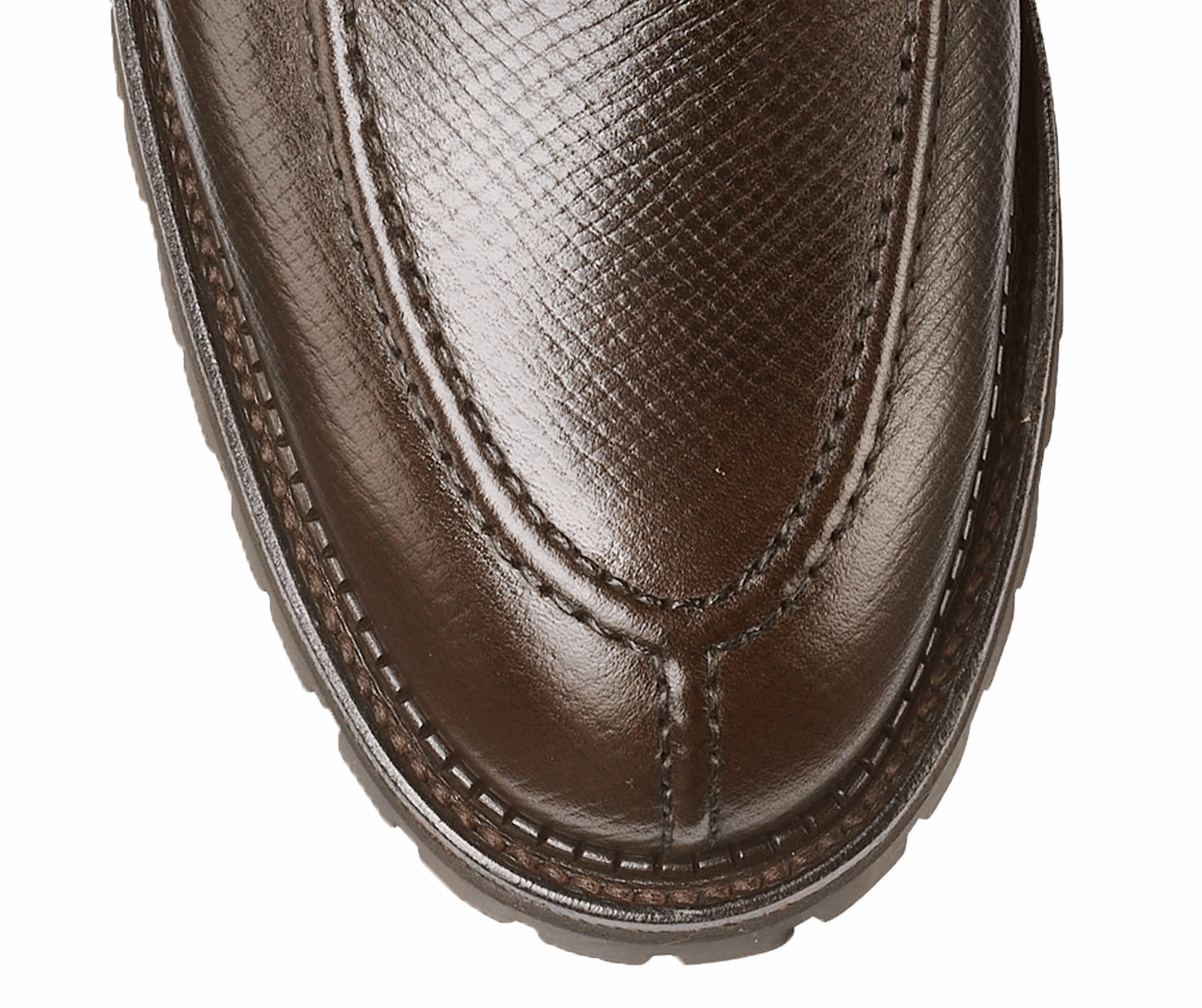 Denver Dark Brown Hatch Grain