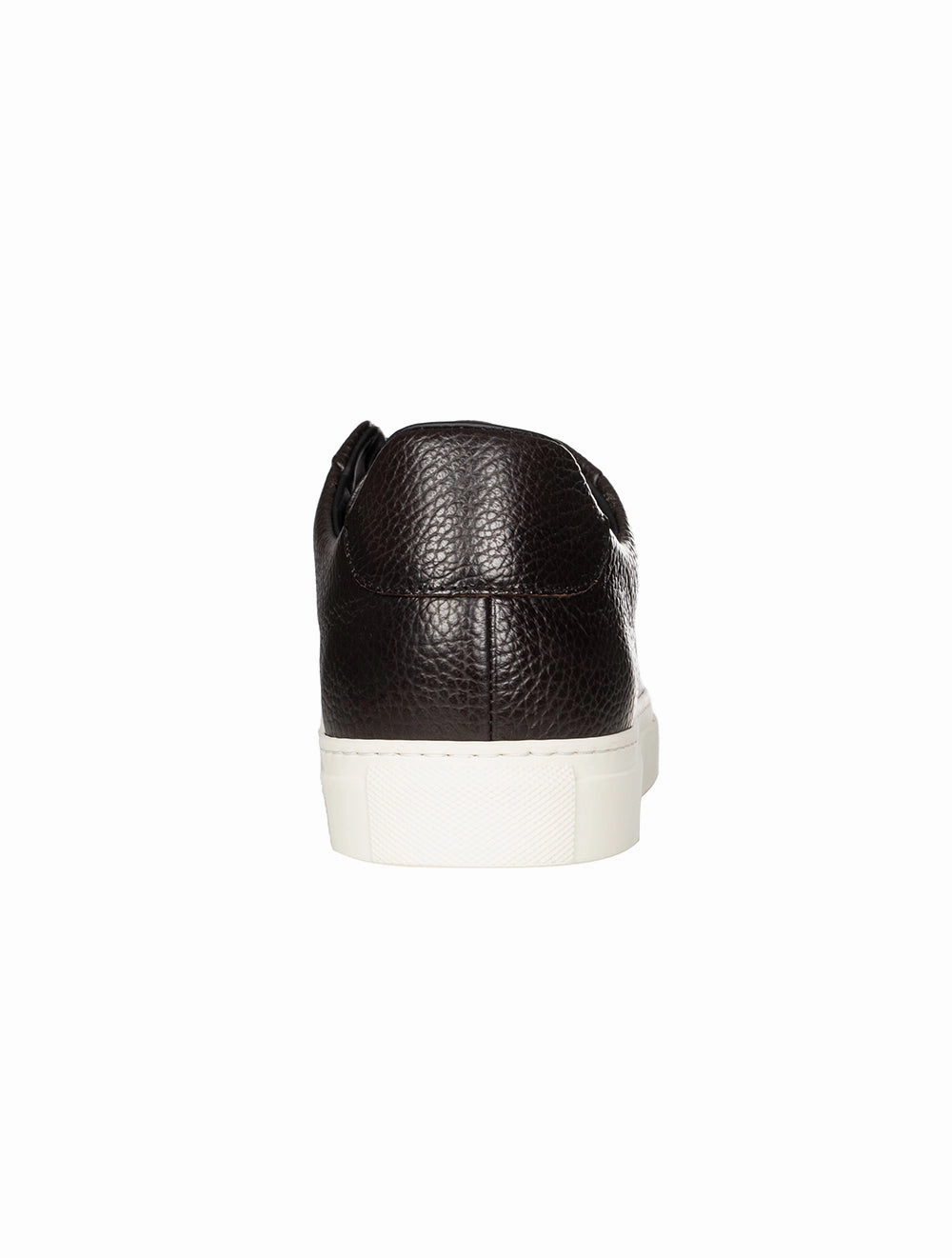 Dollaro Tumbled Leather Sneaker Dark Brown