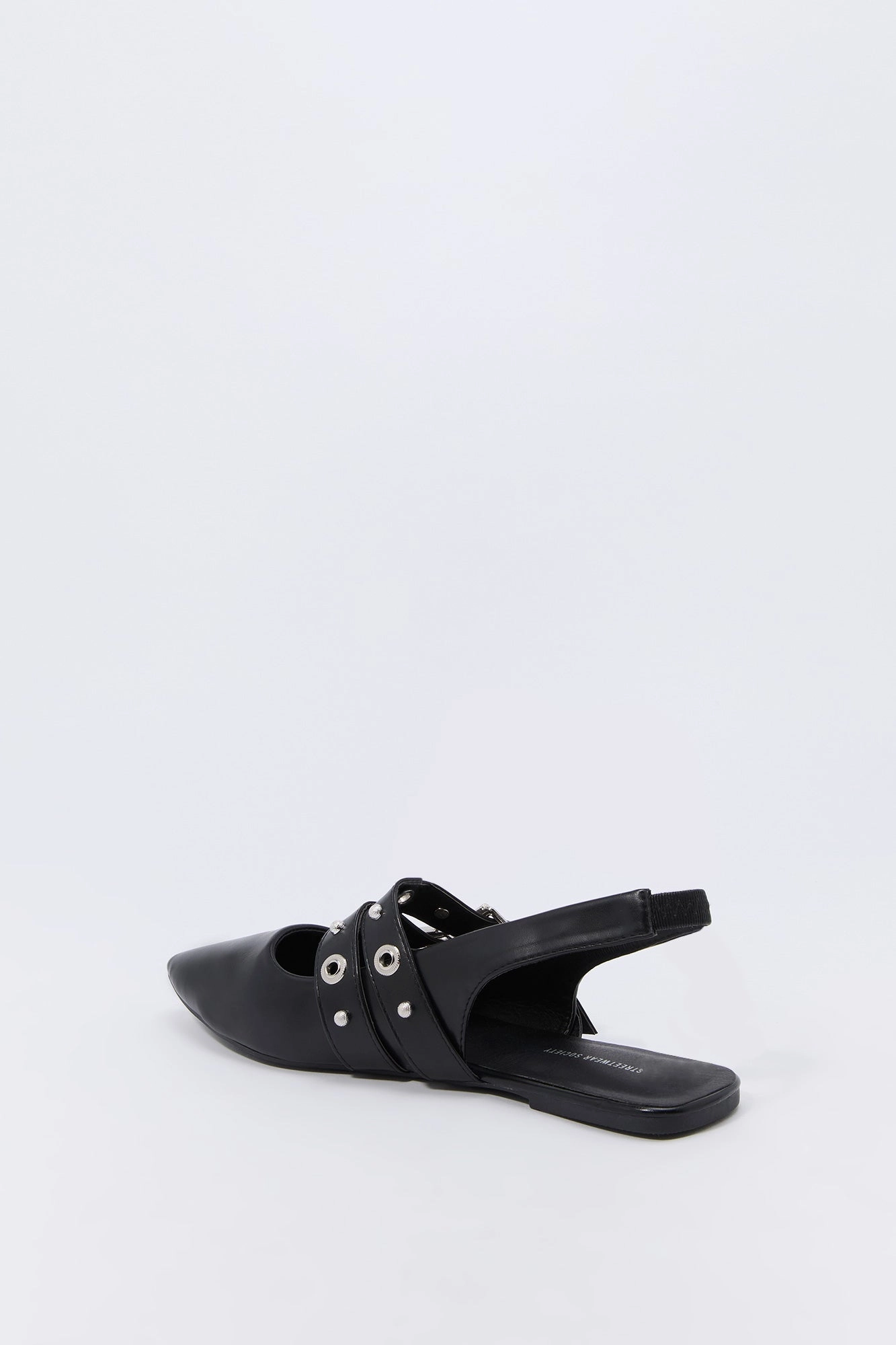 Double Buckle Slingback Flats