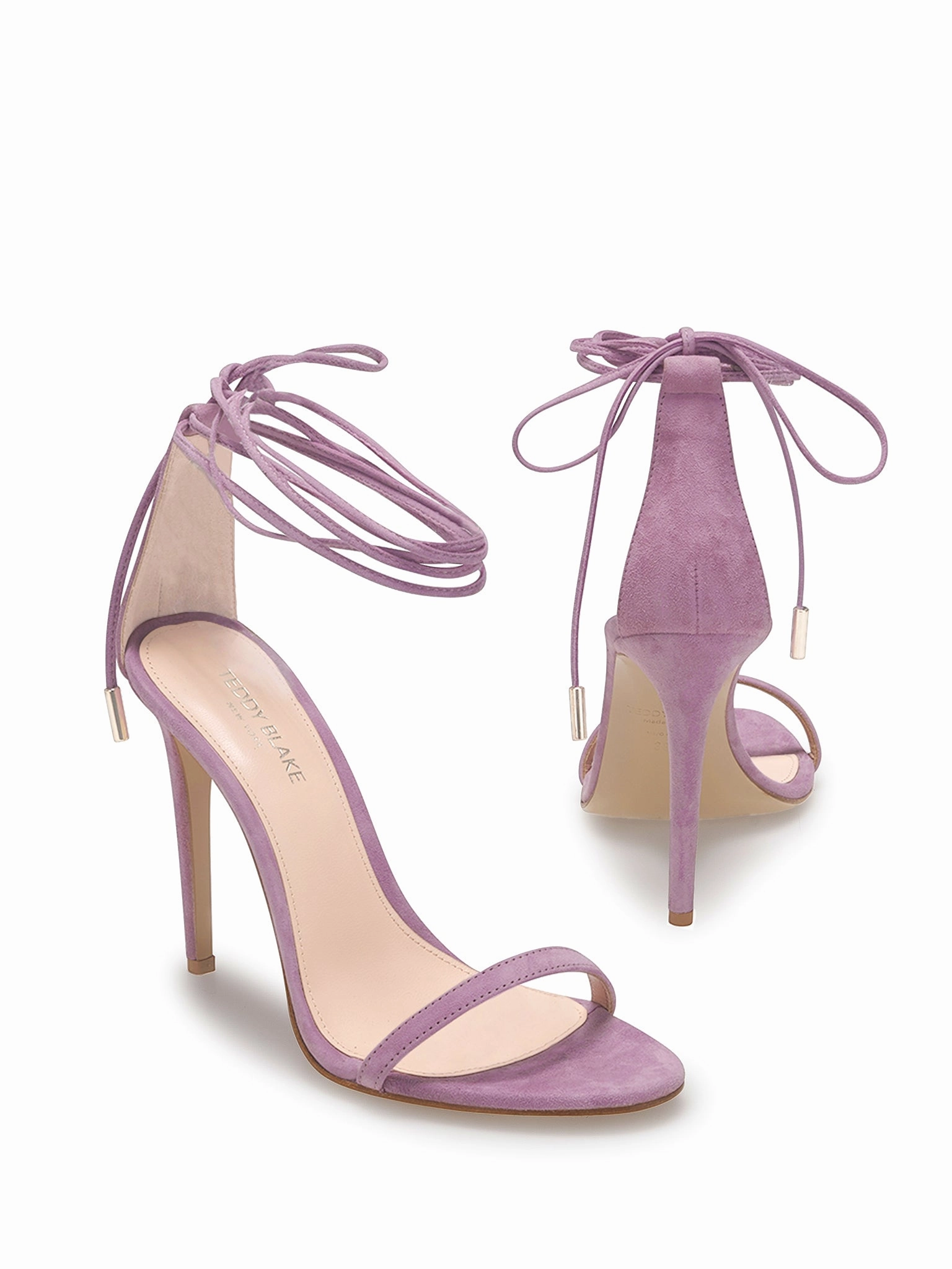 Emma Suede Sandals - Lilac