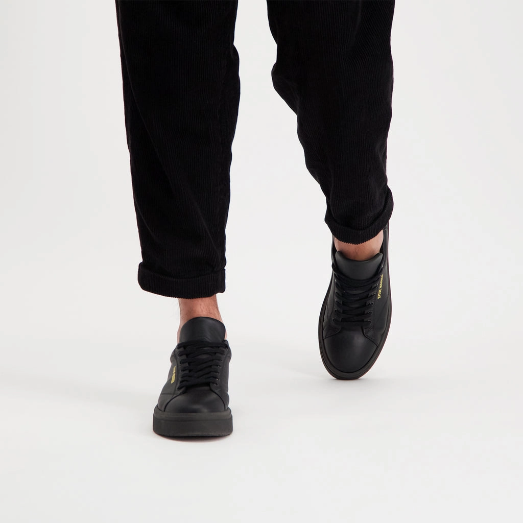 Fynner Trainer BLACK LEATHER
