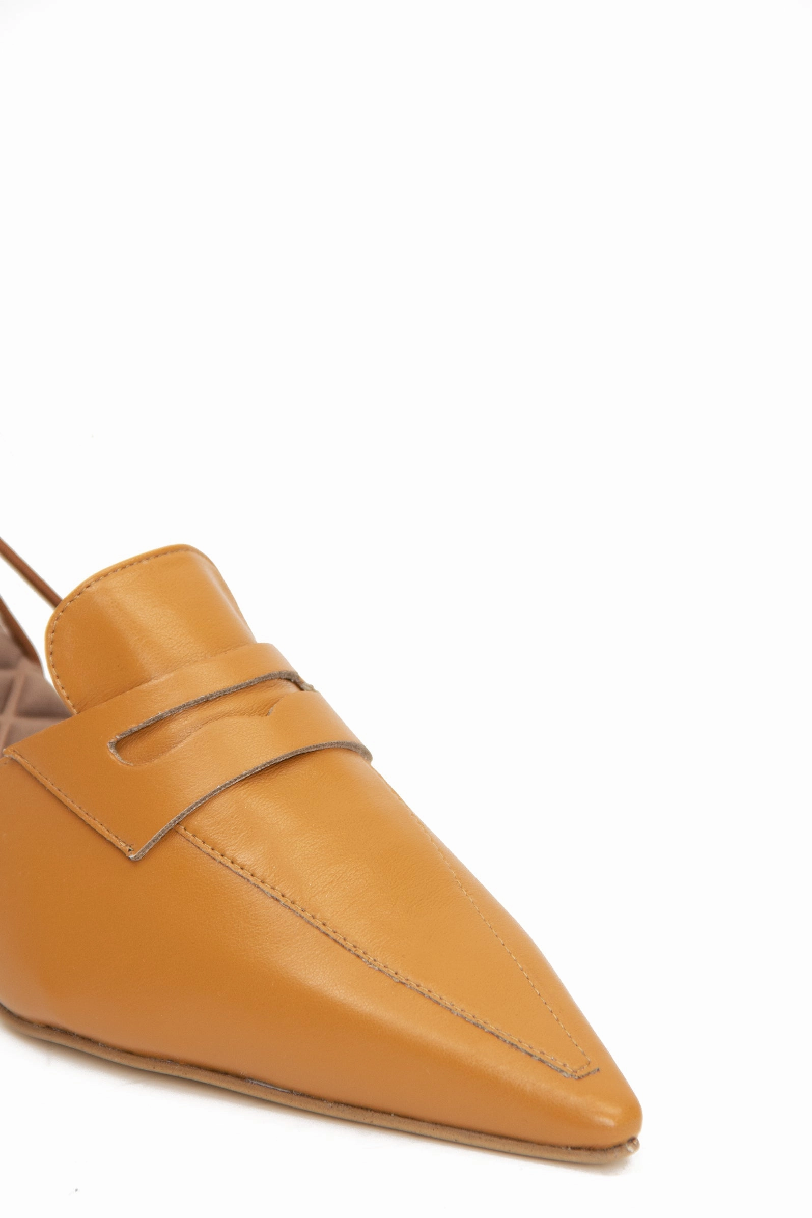 Grace Vegan Nappa Leather Kitten Heels | Brown