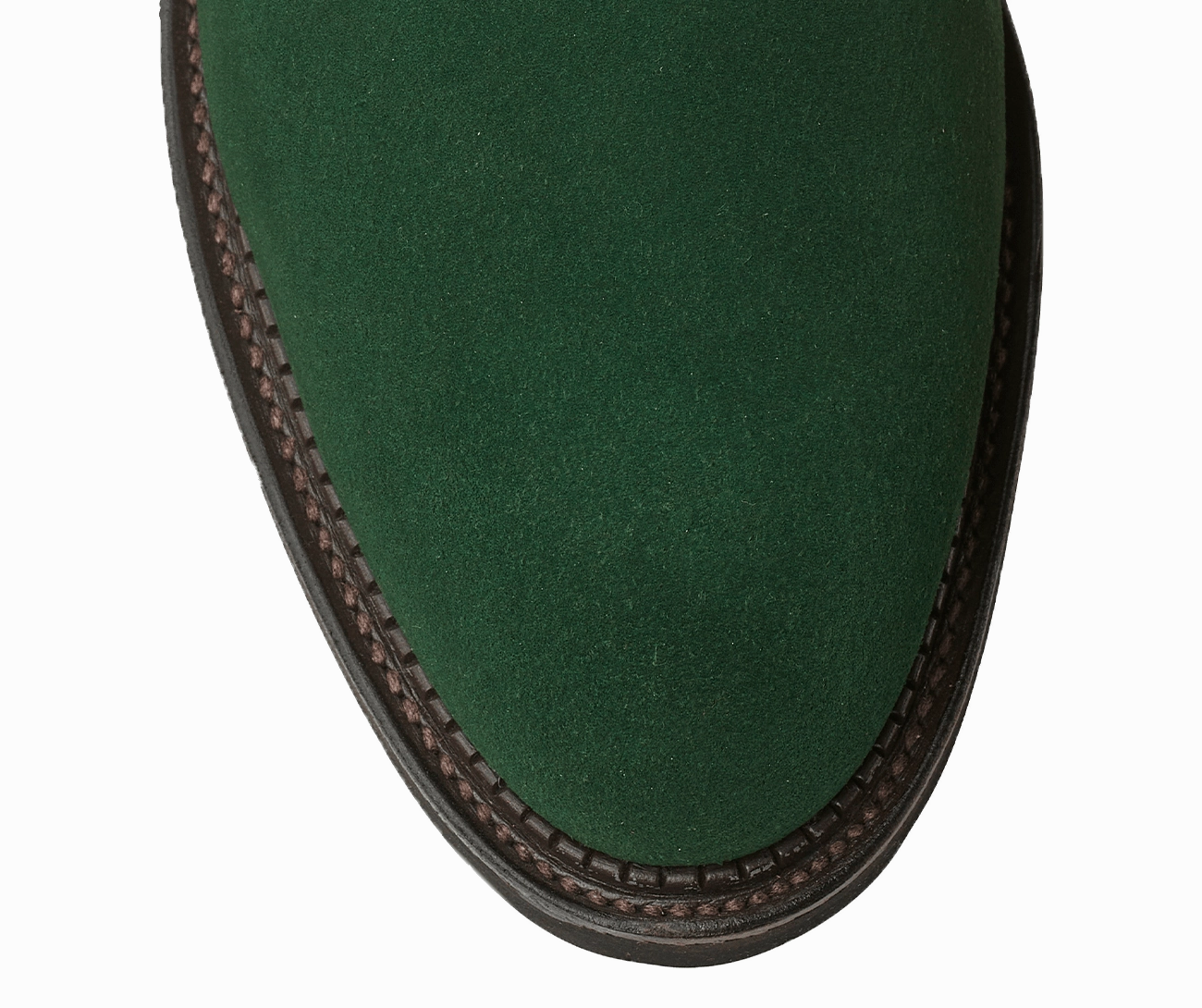 Grasmere Bottle Green Suede