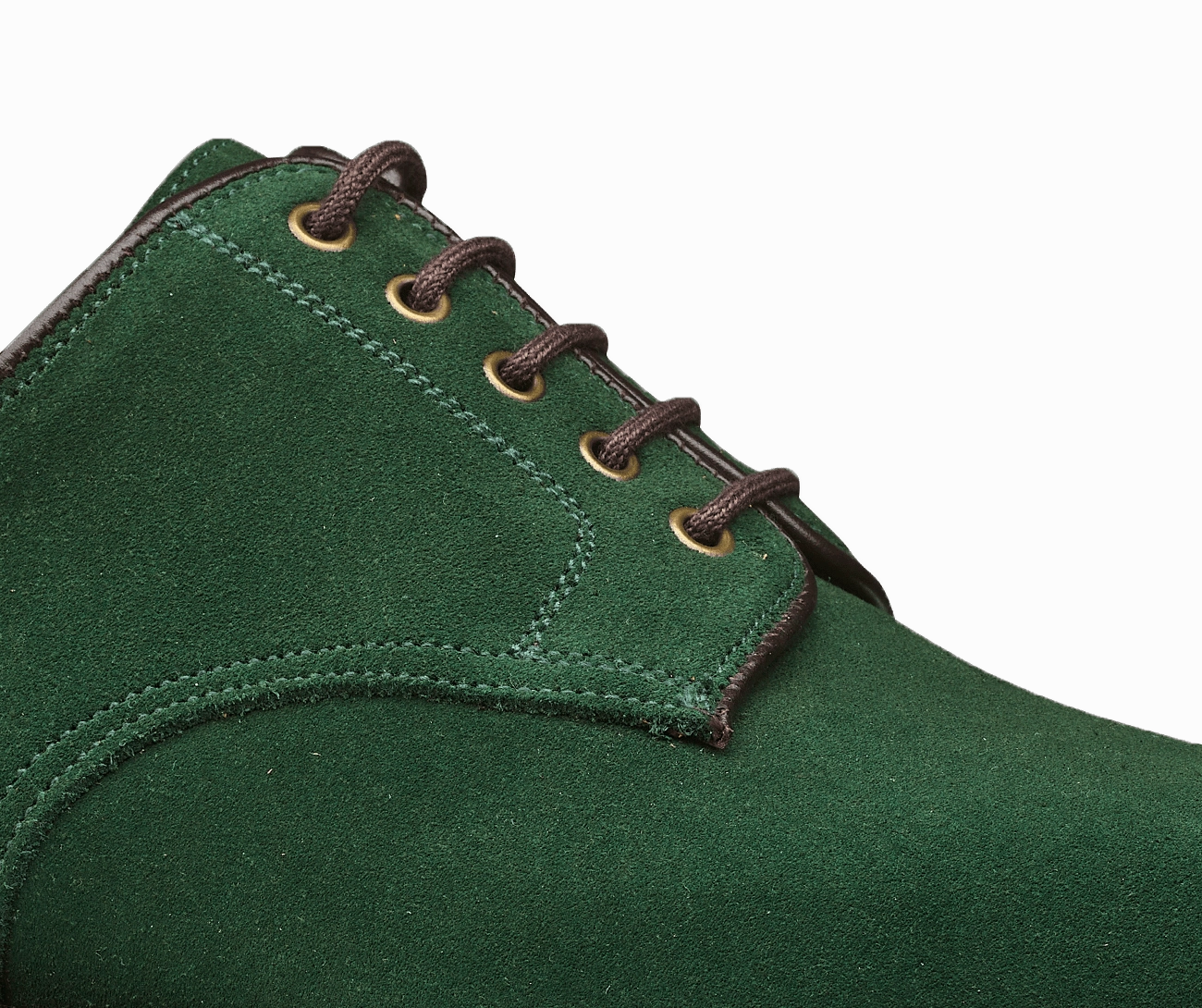 Grasmere Bottle Green Suede