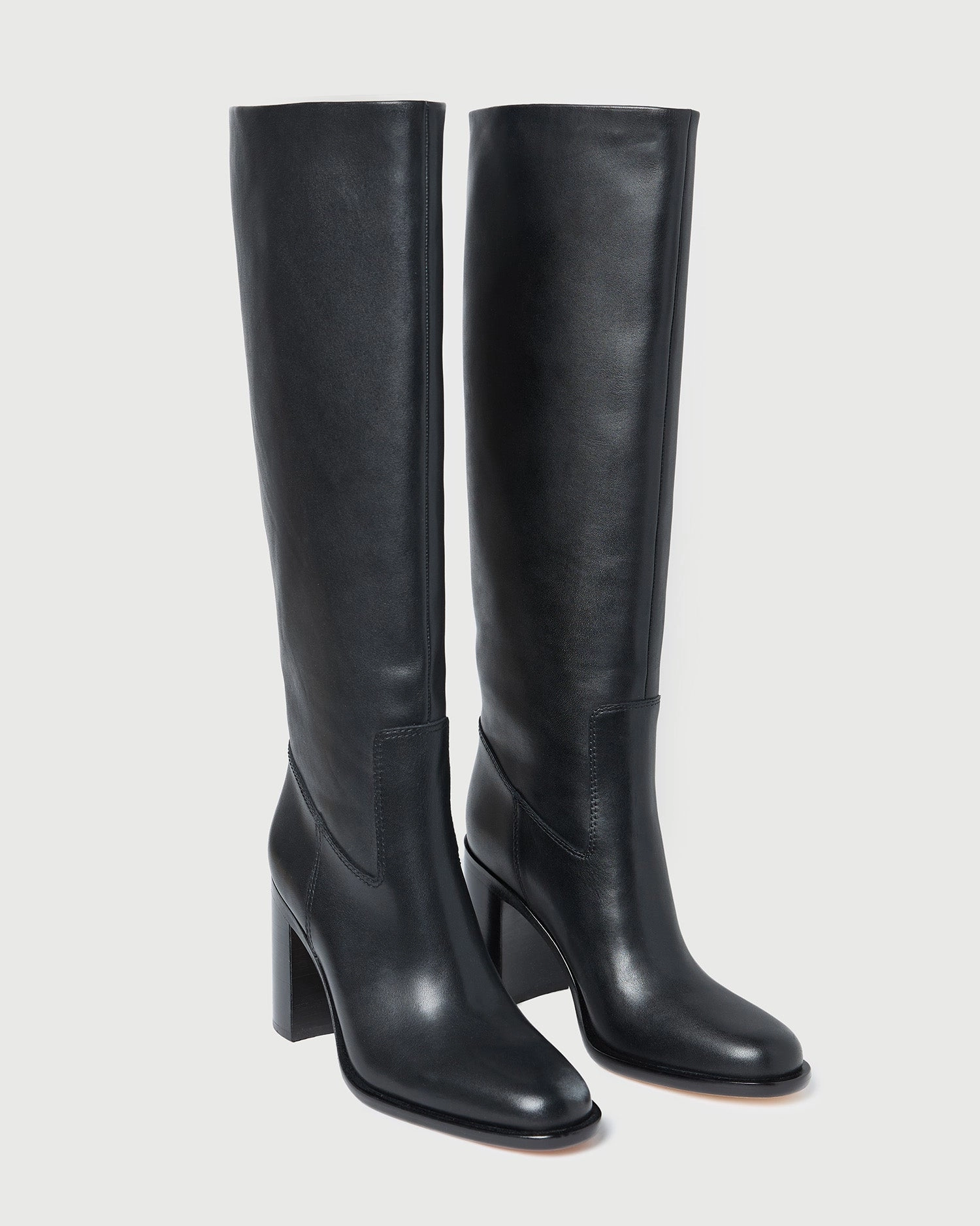 Heidi Black Leather Tall Boot