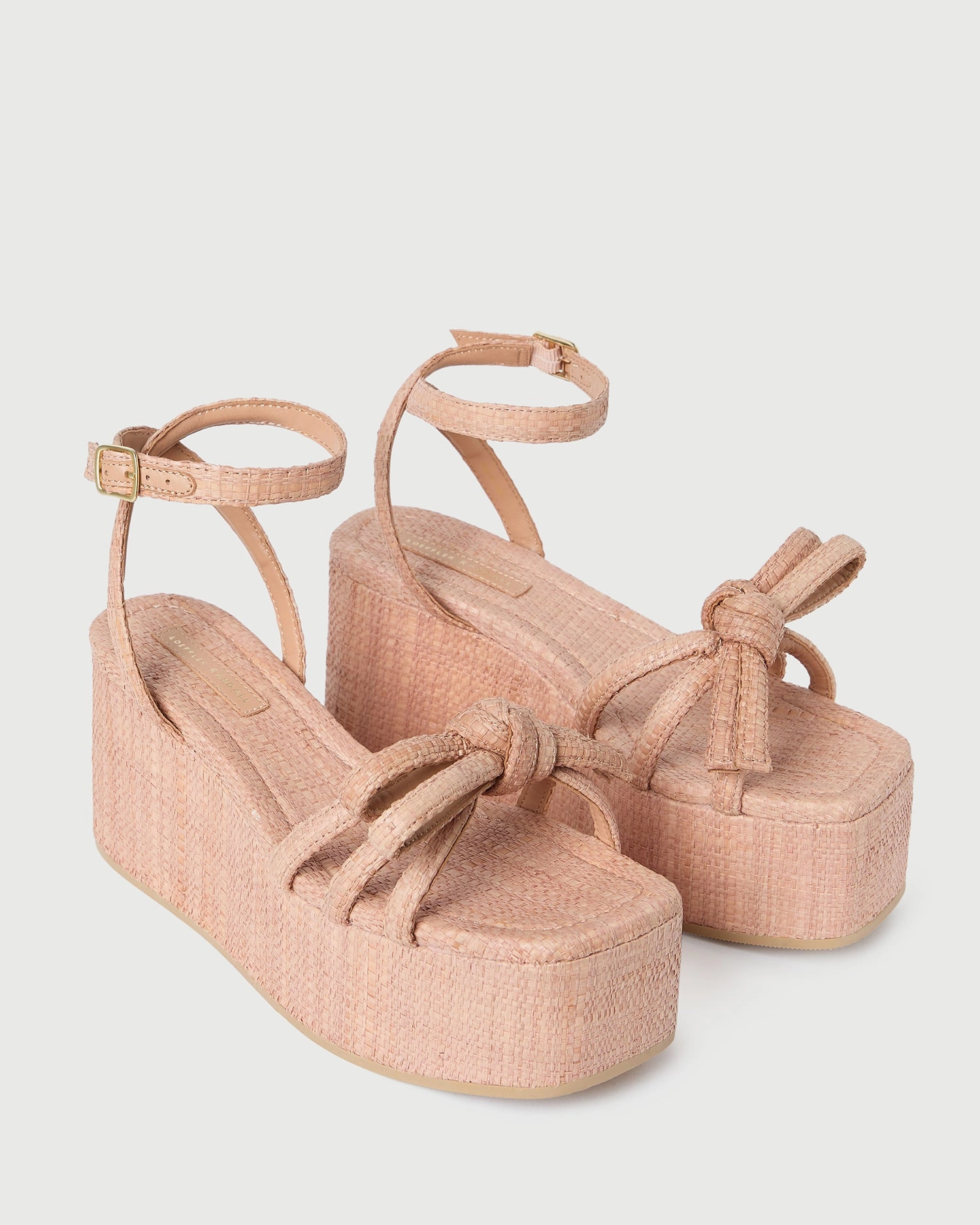 Hudson Blush Bow Platform Sandal