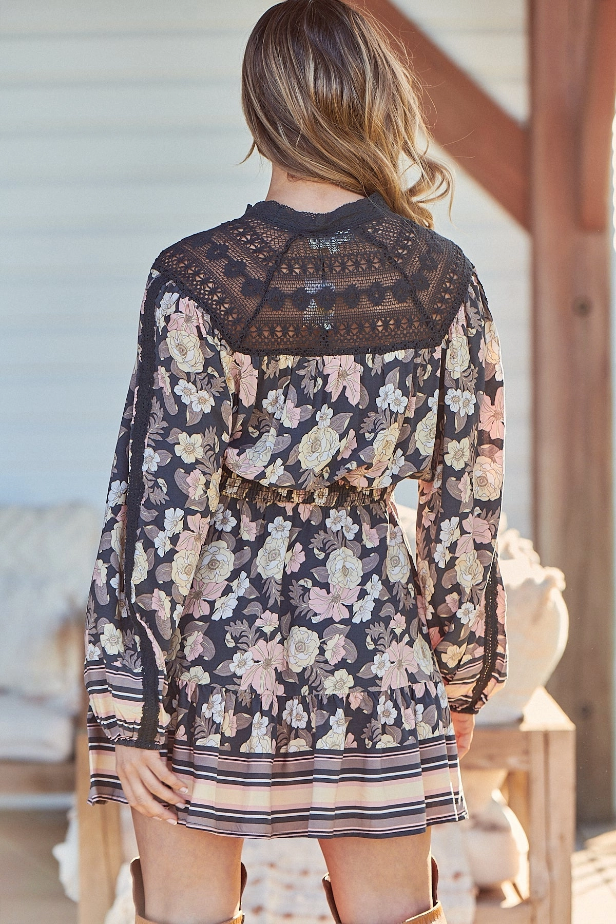 Jaase Adele Print Olivia Mini Dress
