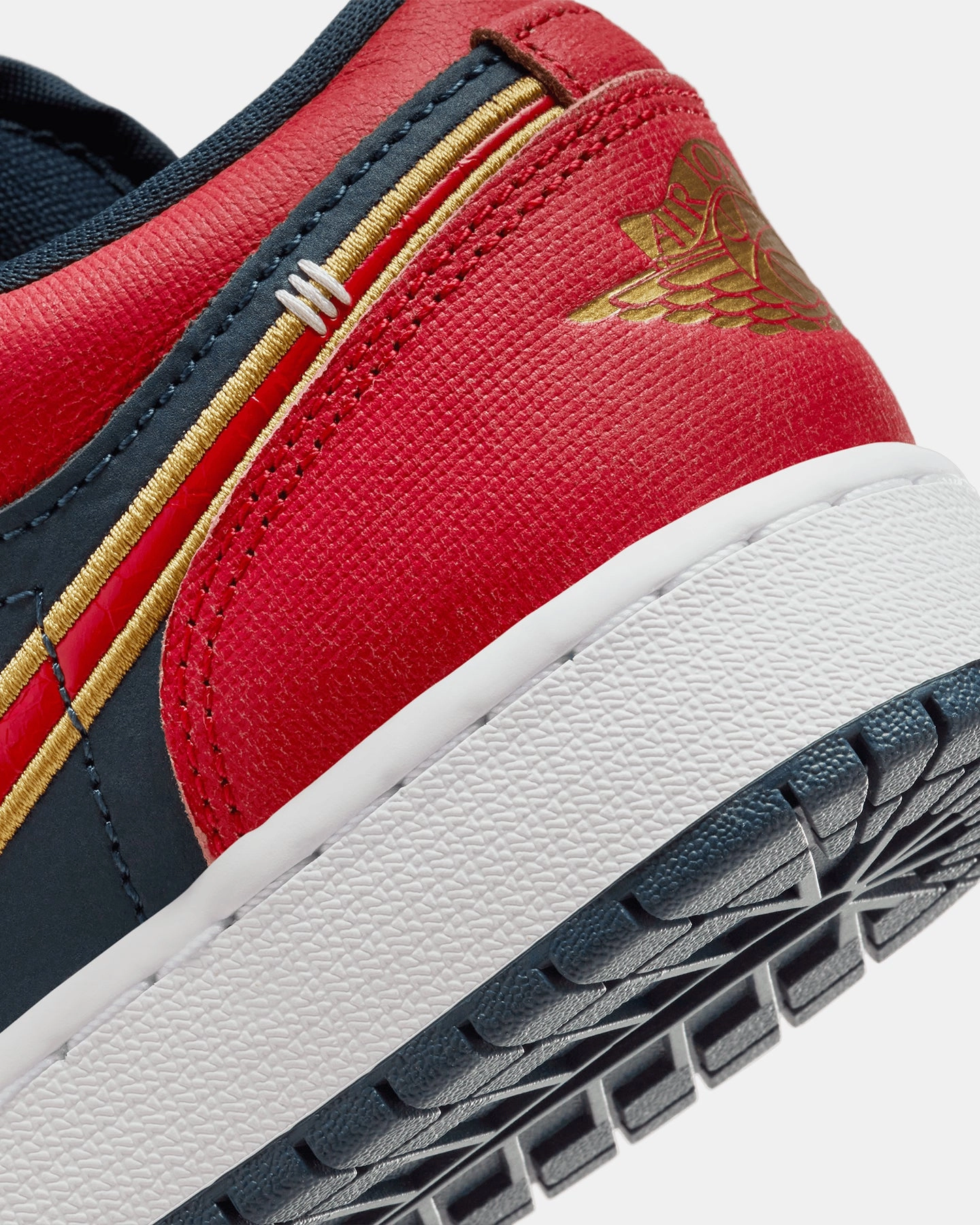 Jordan Kids' Air Jordan 1 Low SE (GS) Armoury Navy/Gold/Red