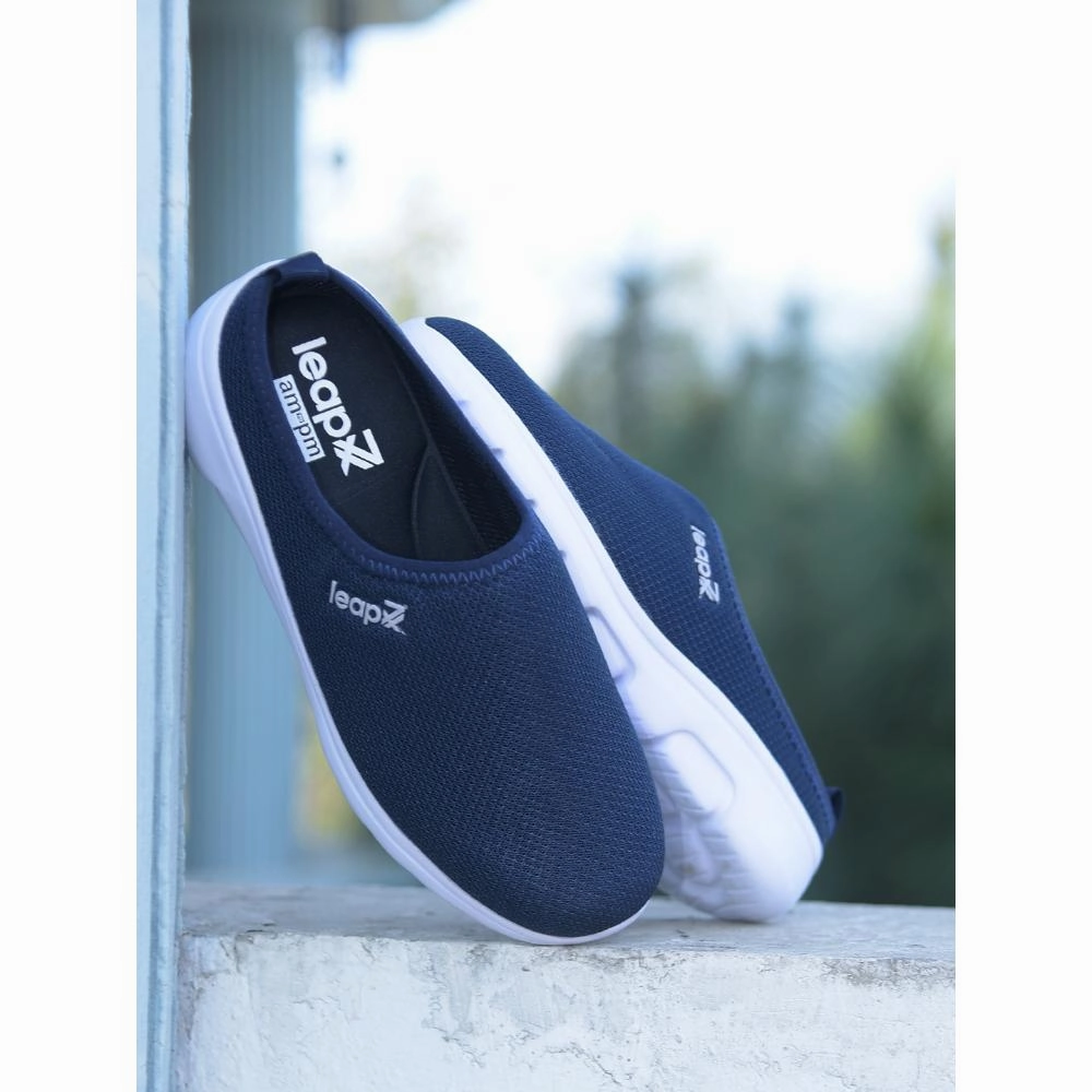 Leap7x Blue Casual Mules For Women EZZIER-L2E By Liberty