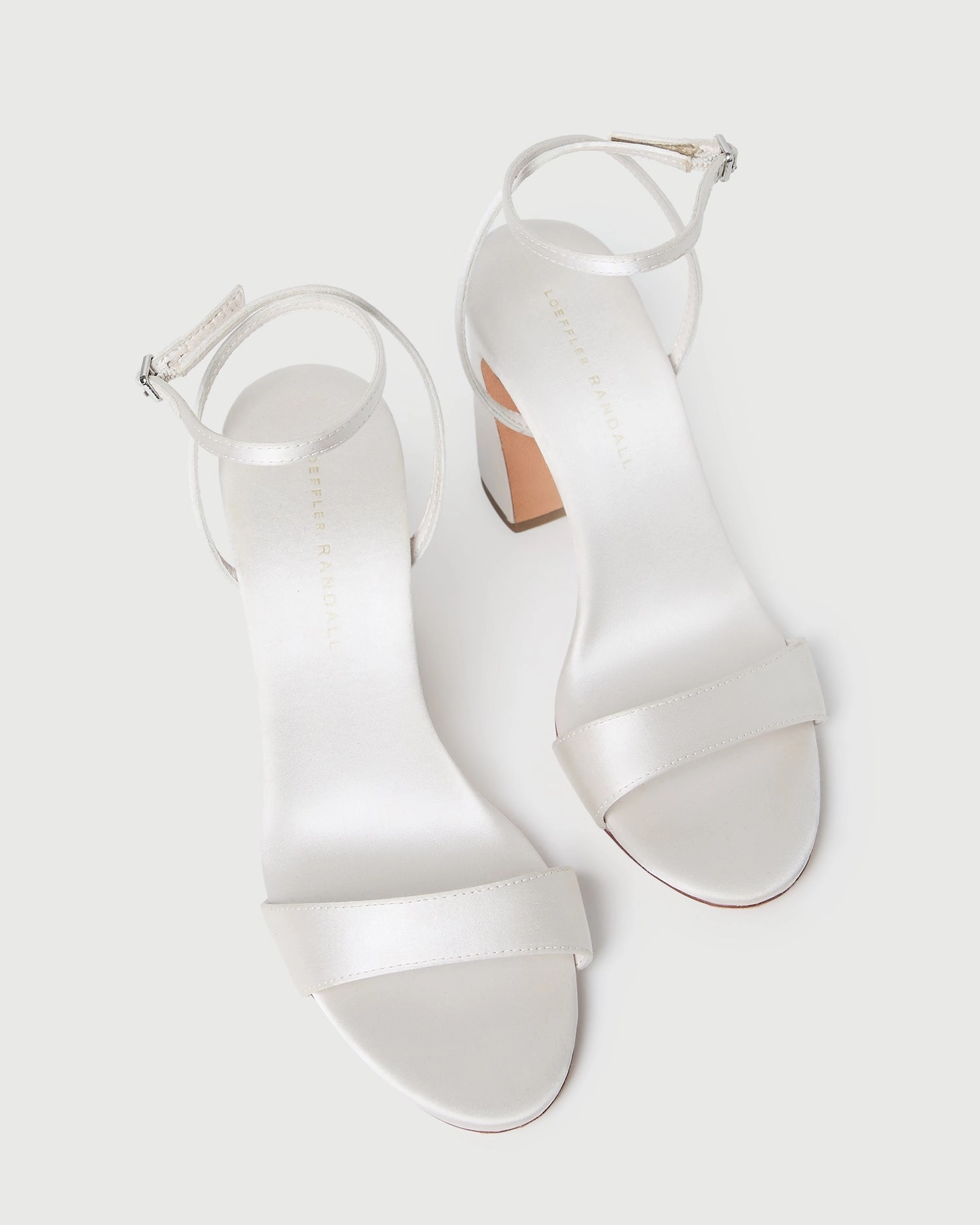 Malia Cream Curved-Heel Sandal