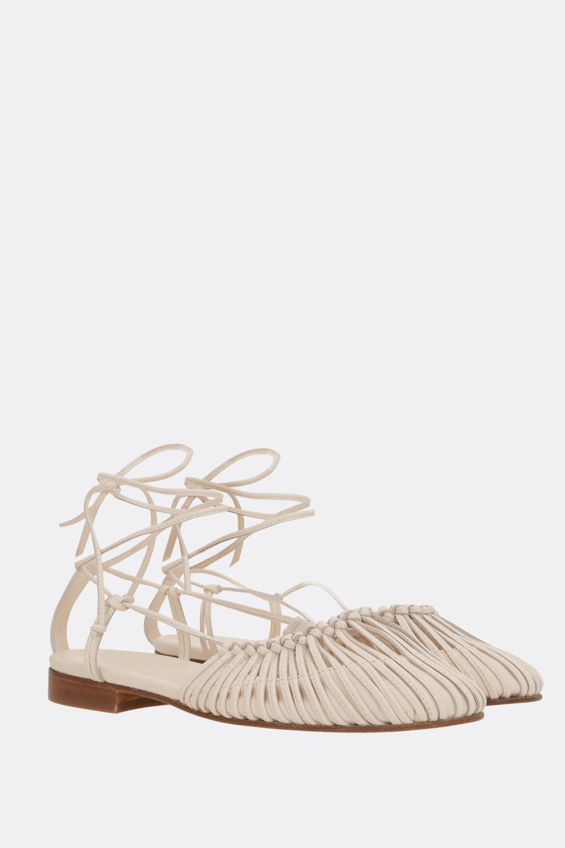 Mantera flat sandals in nappa