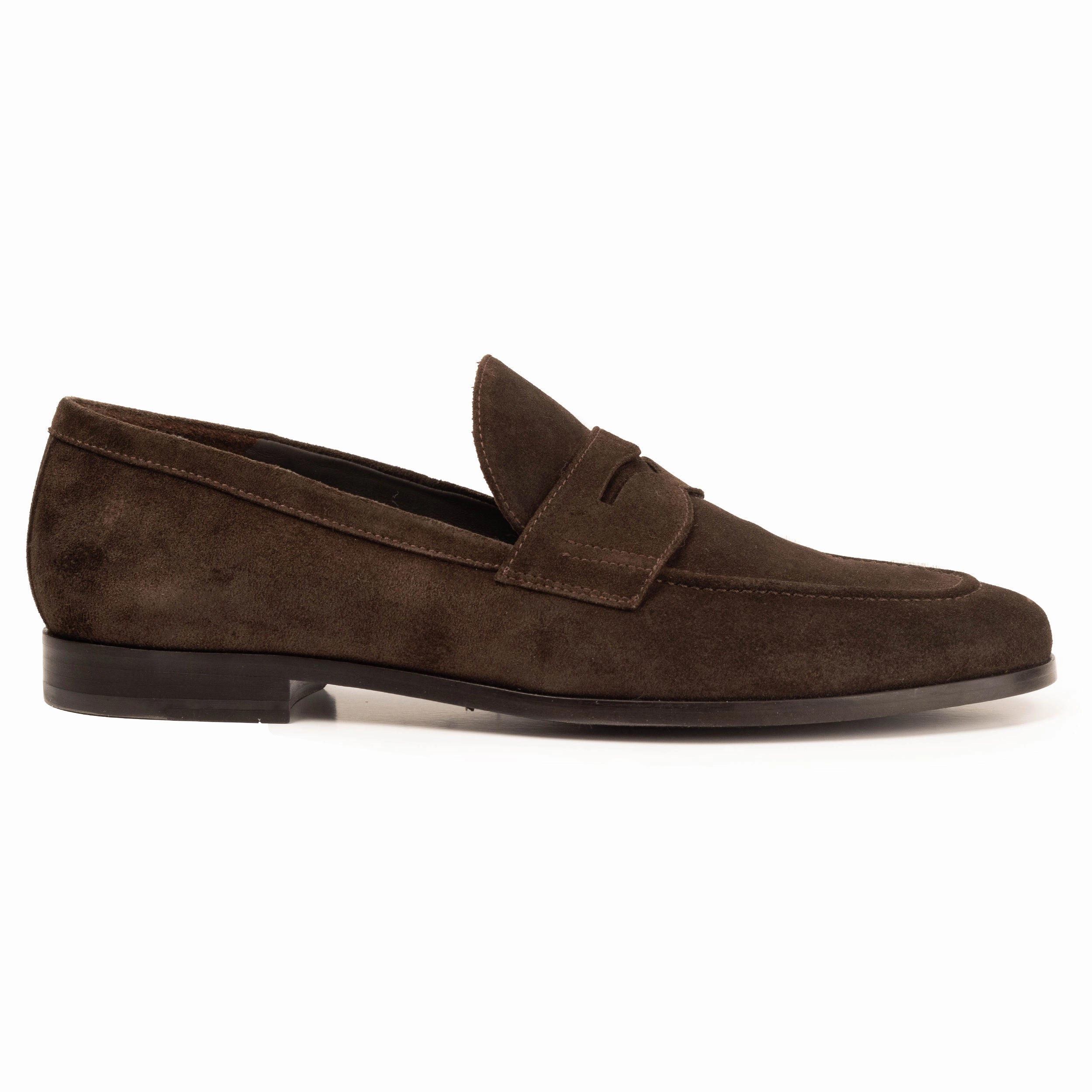 Men's Brown suede  slip on loafers