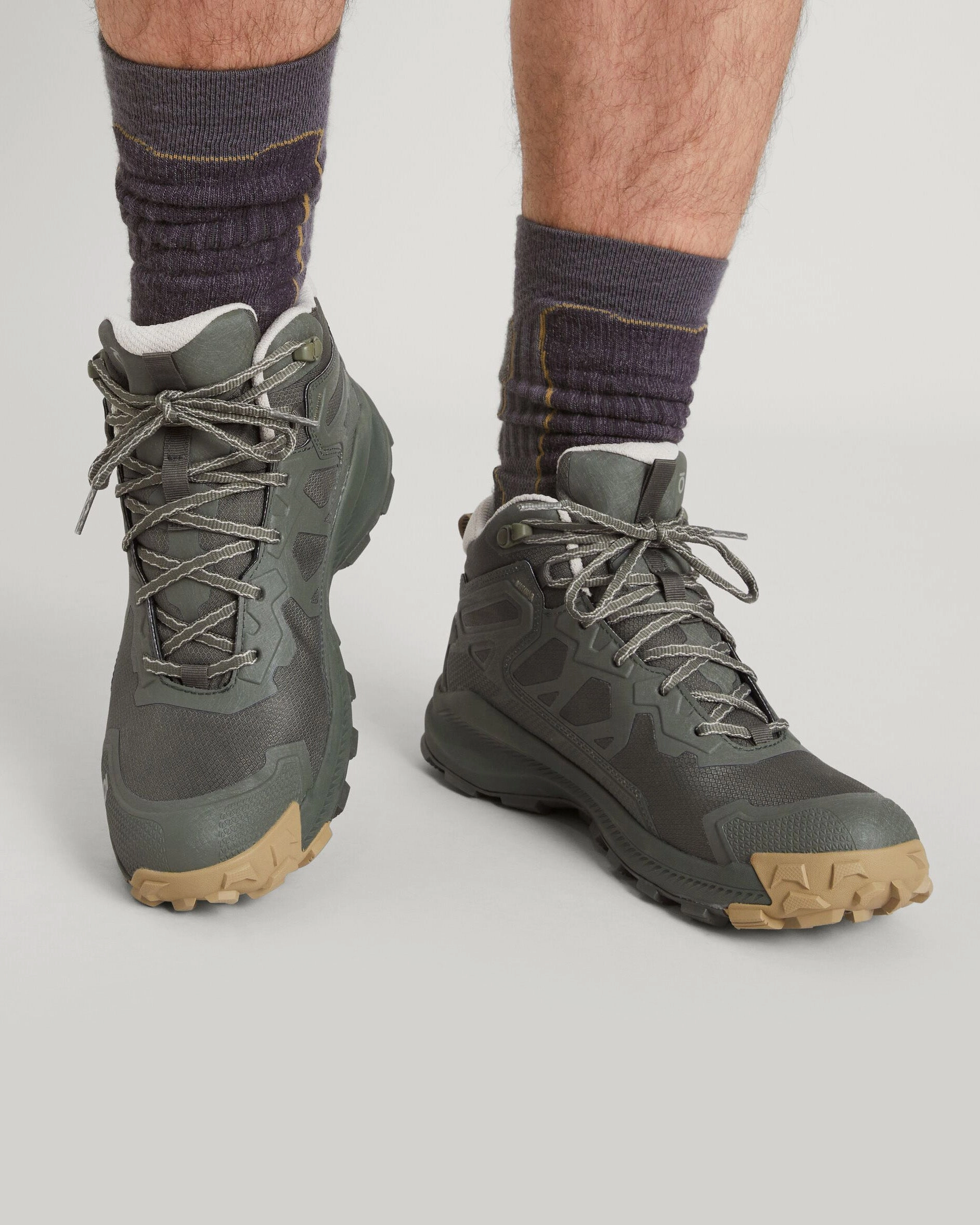 Men's Oboz Katabatic Waterproof Mid Hiking Boots - Evergreen