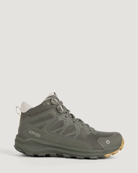 Men's Oboz Katabatic Waterproof Mid Hiking Boots - Evergreen