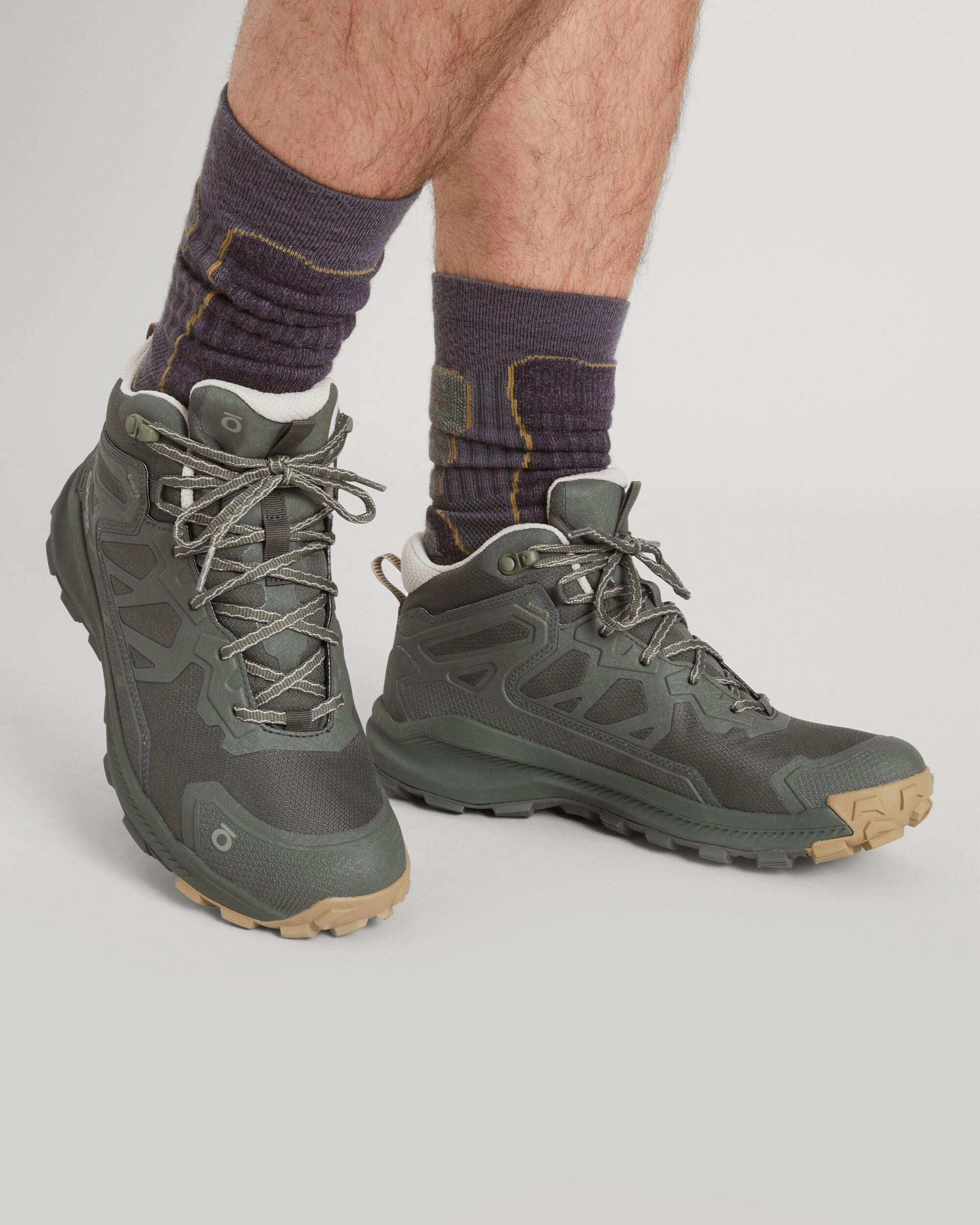 Men's Oboz Katabatic Waterproof Mid Hiking Boots - Evergreen