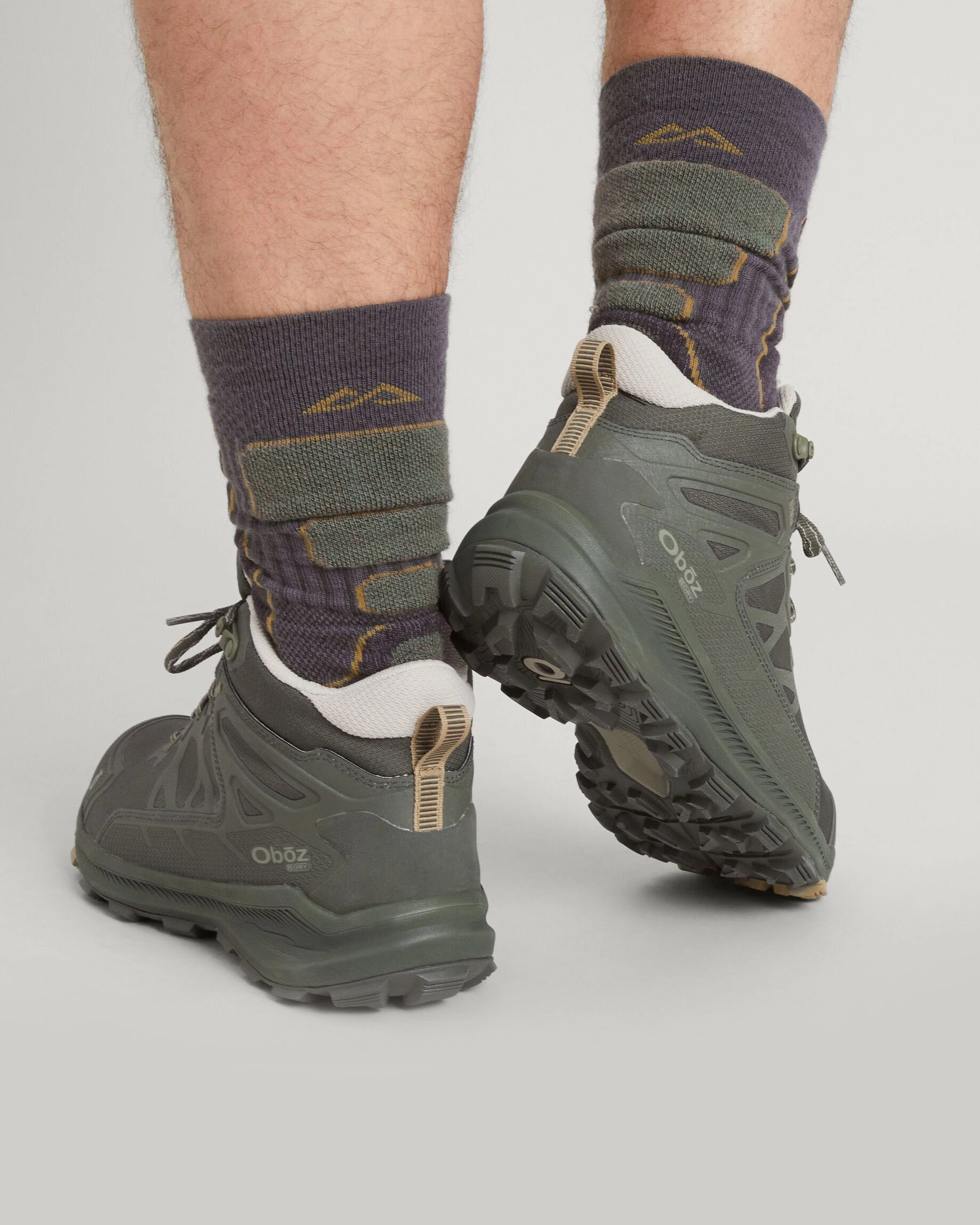 Men's Oboz Katabatic Waterproof Mid Hiking Boots - Evergreen