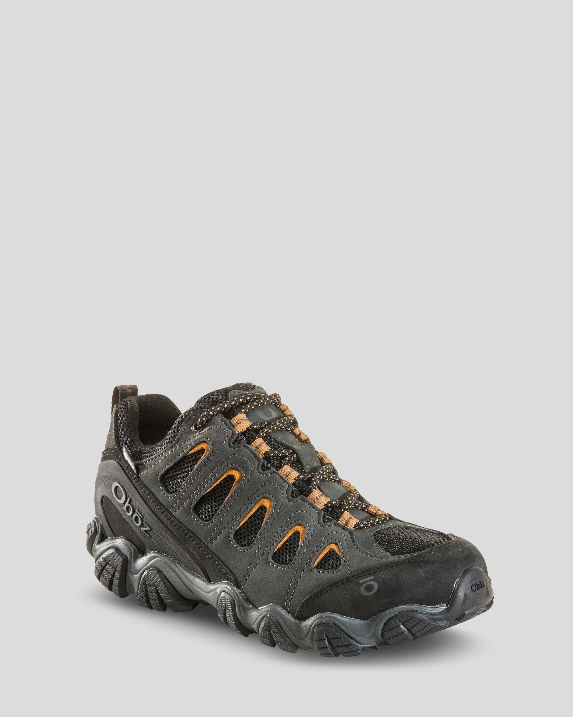 Men's Oboz Sawtooth II Low Waterproof Hiking Shoes - Wide - Shadow Burlap