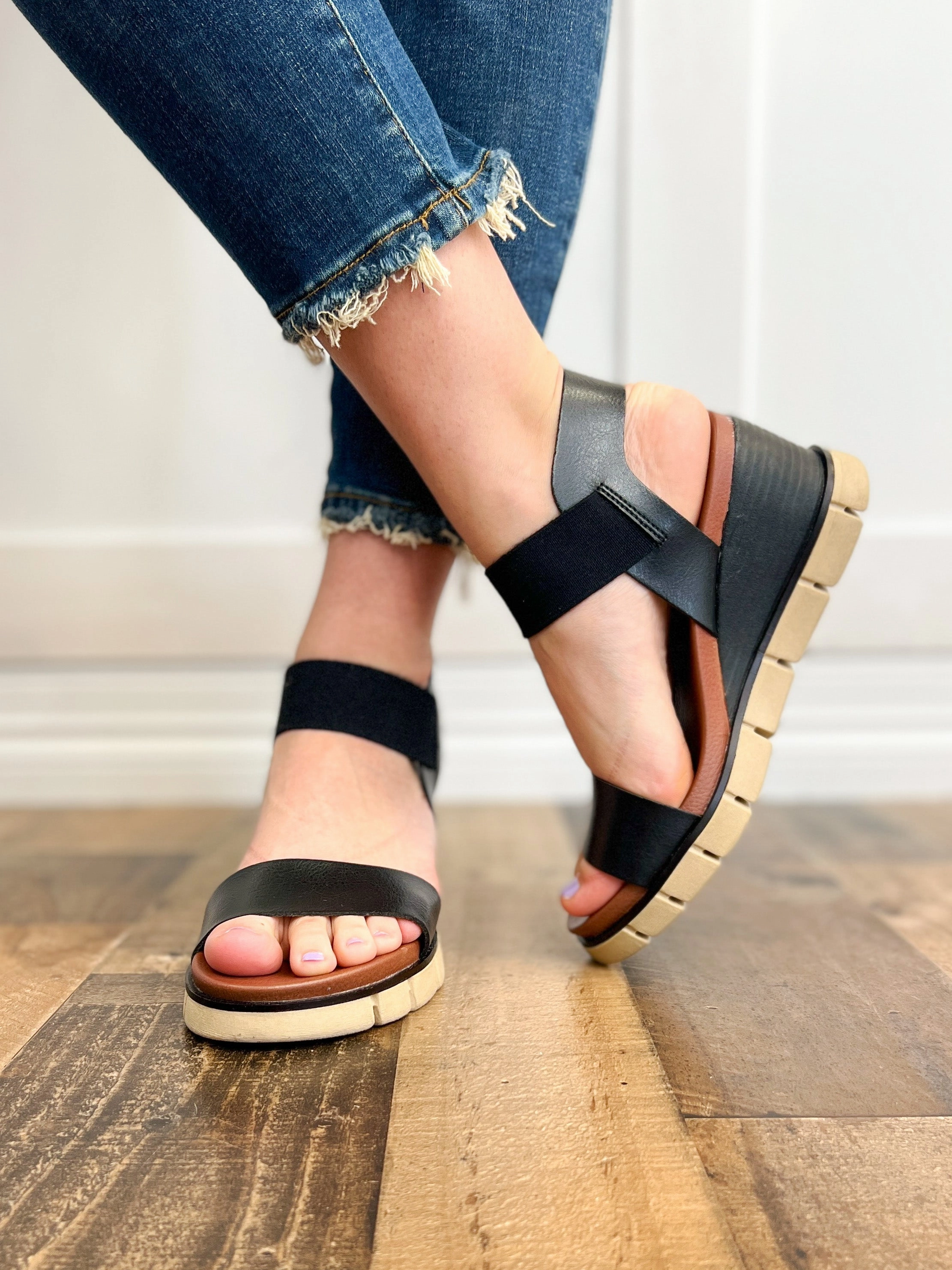 MIA Adley Wedge Sandals