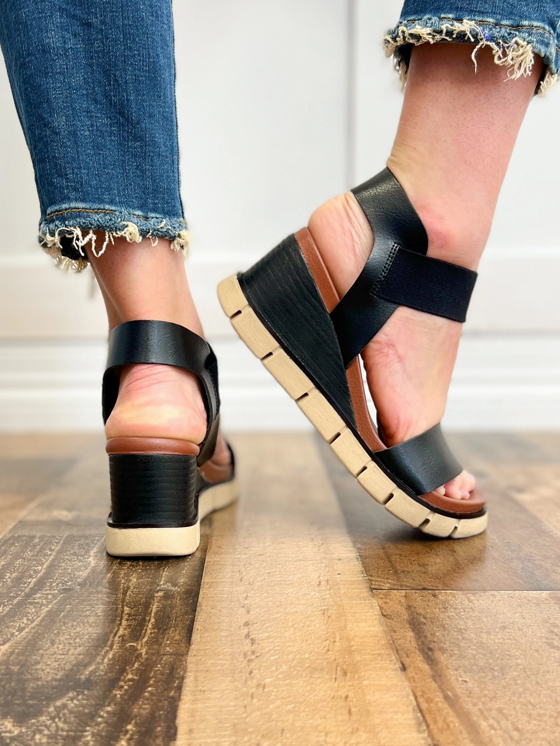 MIA Adley Wedge Sandals