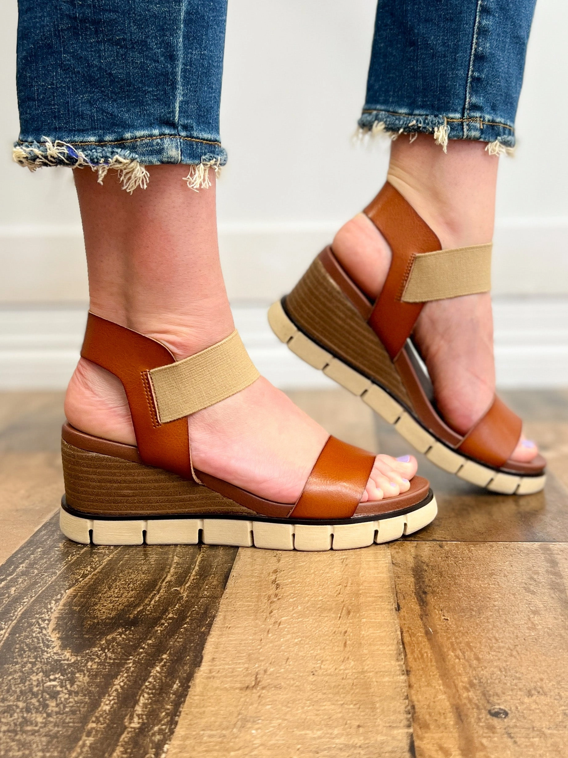 MIA Adley Wedge Sandals