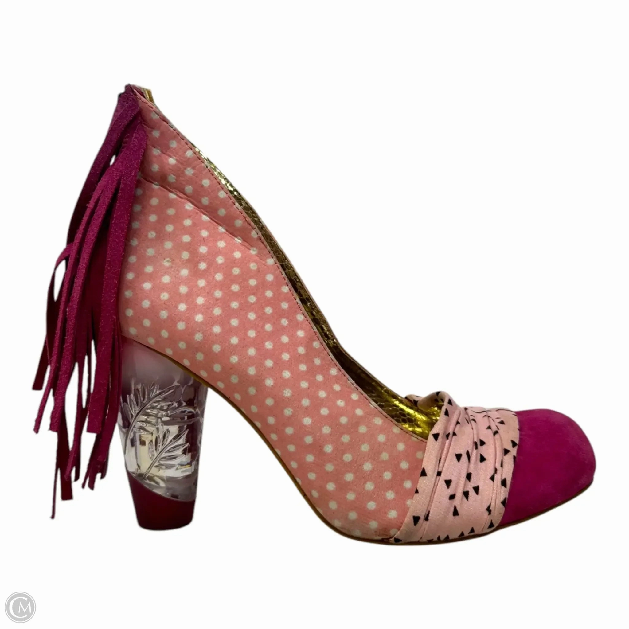 Milkshake Mush Rockabilly Pumps By Irregular Choice In Pink, Size: 10