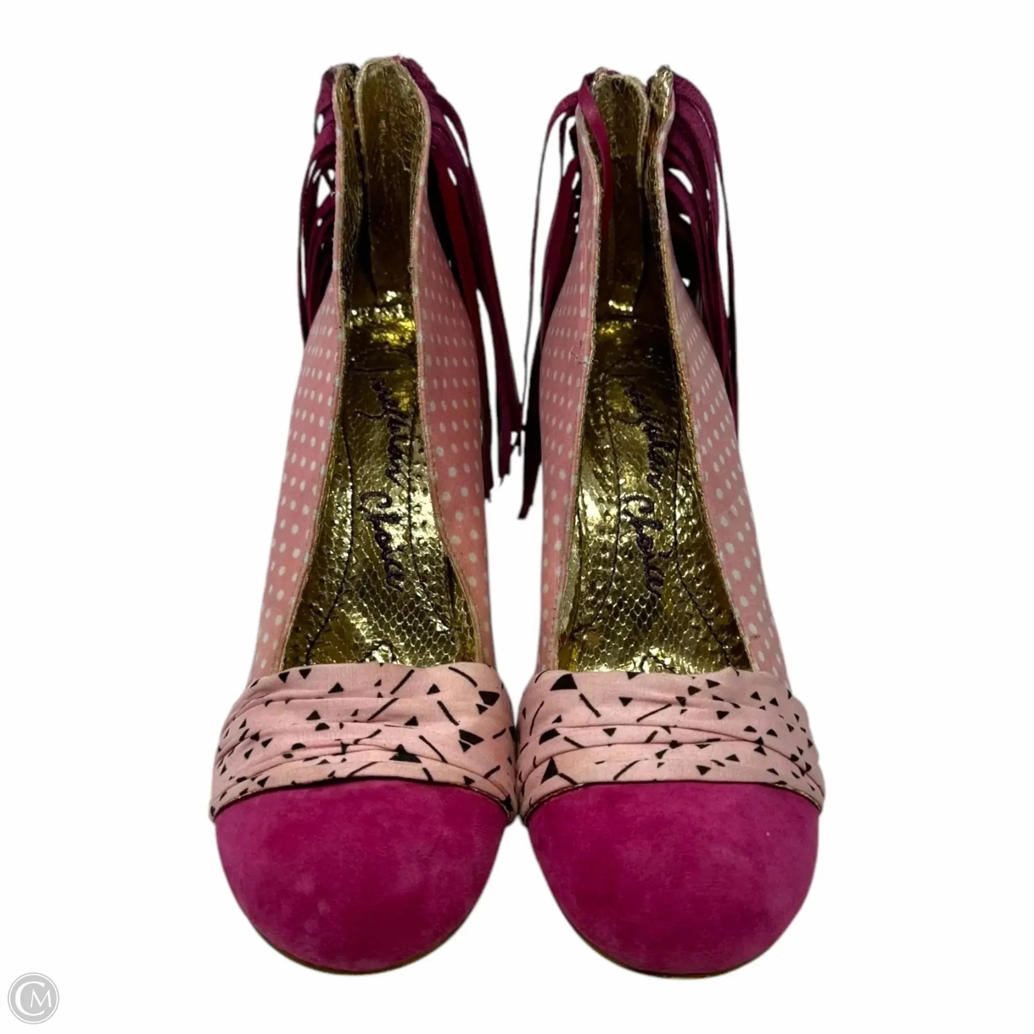 Milkshake Mush Rockabilly Pumps By Irregular Choice In Pink, Size: 10
