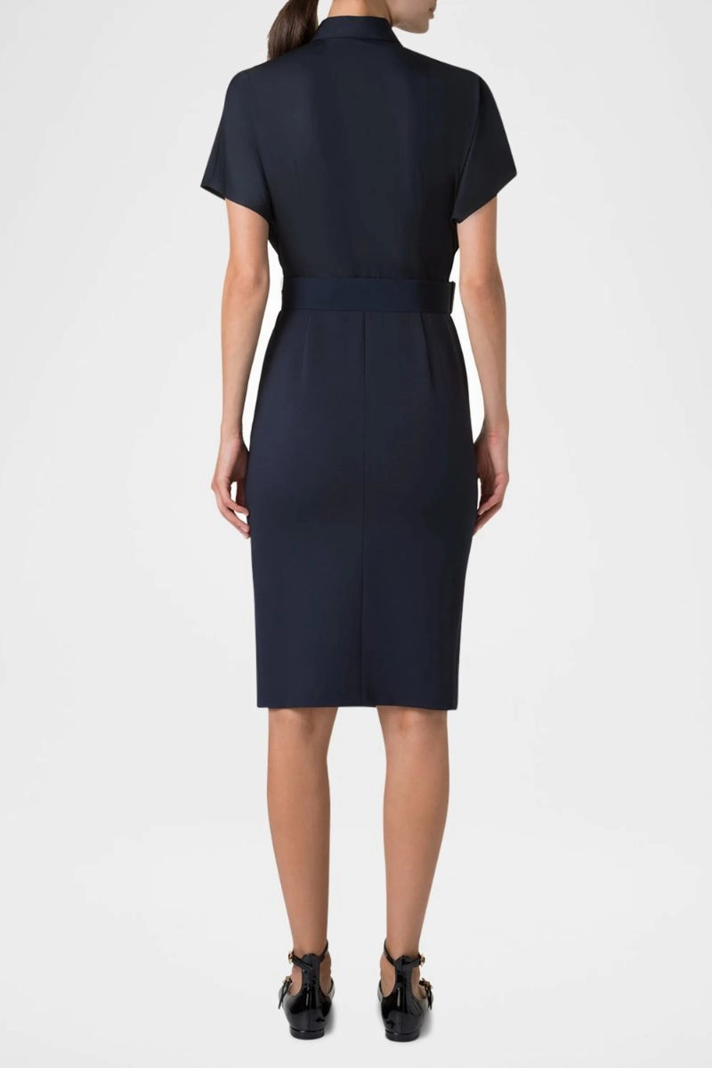 Mixed-Media Shirtdress