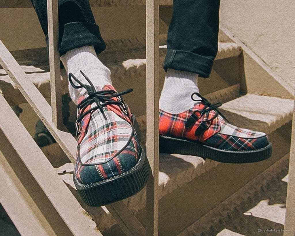 Mixed Plaid Viva Low Creeper