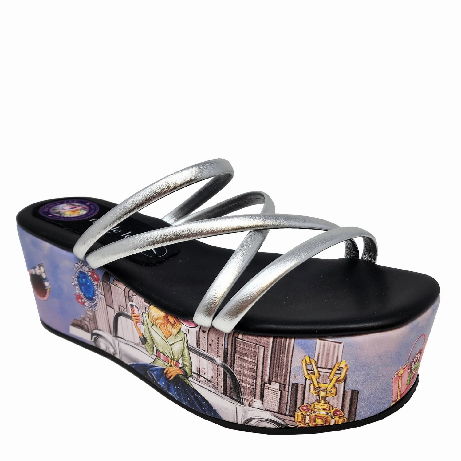 MULTI STRAP PLATFORM SANDALS