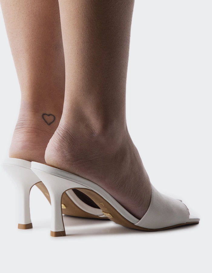 Mylos White Leather